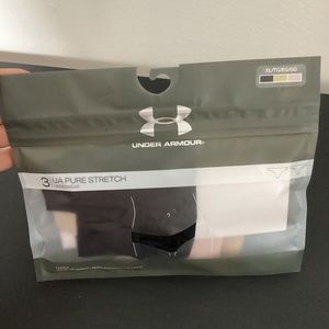 Under Armour UA Pure Stretch Thongs Underwear Panties XL 3 Pack NEW  Womens Size